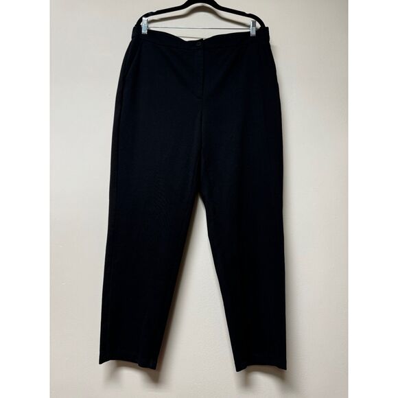 EILEEN FISHER Cotton Blend Ponte High-Waisted Slim Fit Pant, Ankle Length, Sz XL - Picture 13 of 16